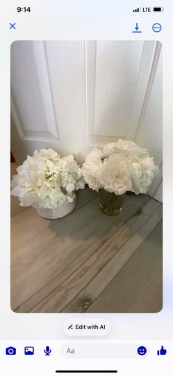 Faux Flower Arrangements 