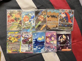 Pokemon Surging Sparks illustration rare / ex card lot