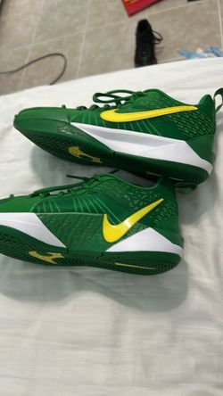 Green nike basketball shoes