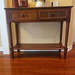 Entryway Console Table With Two Drawers