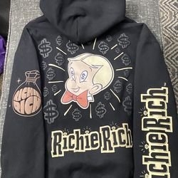 Richie Rich Black Graphic Hoodie