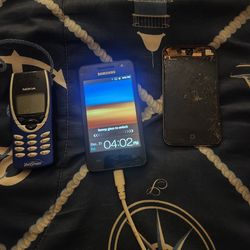 Phone Lot 1 ipod 1 samsung 1 nokia