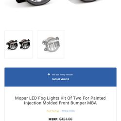 Jeep JL/JT OEM Led Fog lights