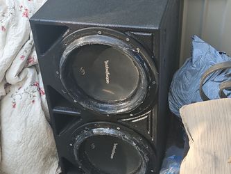 Rockford Fosgate 2 X12's 🔊  🔇