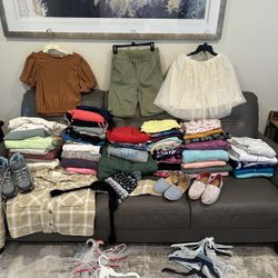 $40 Girls Clothes Sizes 10, 12, 14, S, Hiking Boots