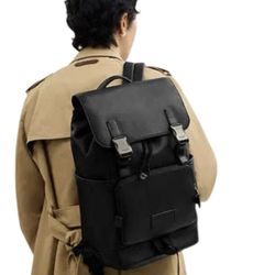 Coach Men's Track Backpack-black