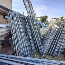 Chain Link Gates Post Pipe S.  Sold Separately 