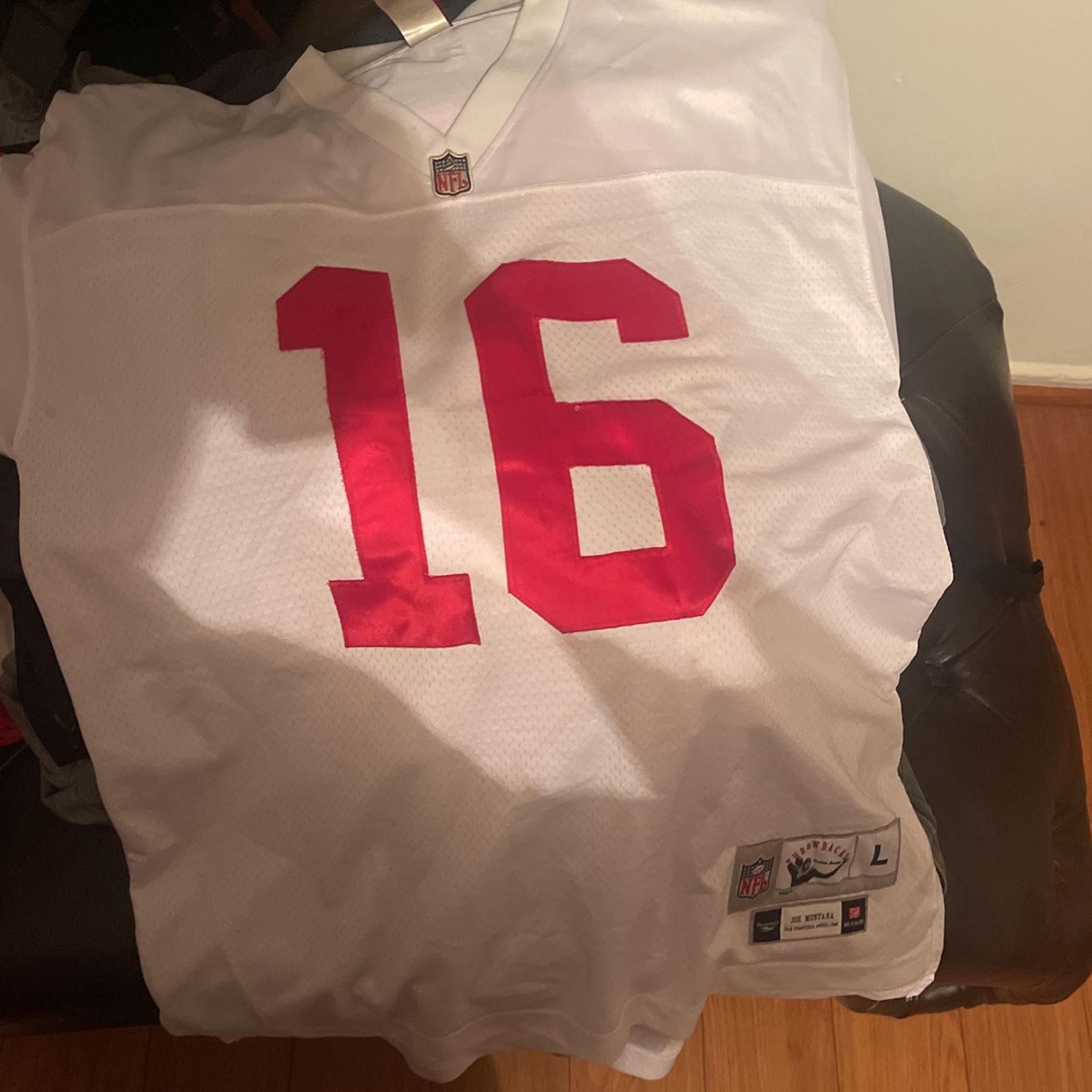 Joe Montana Throwback Jersey .. Come Get Ur Gear For The Season
