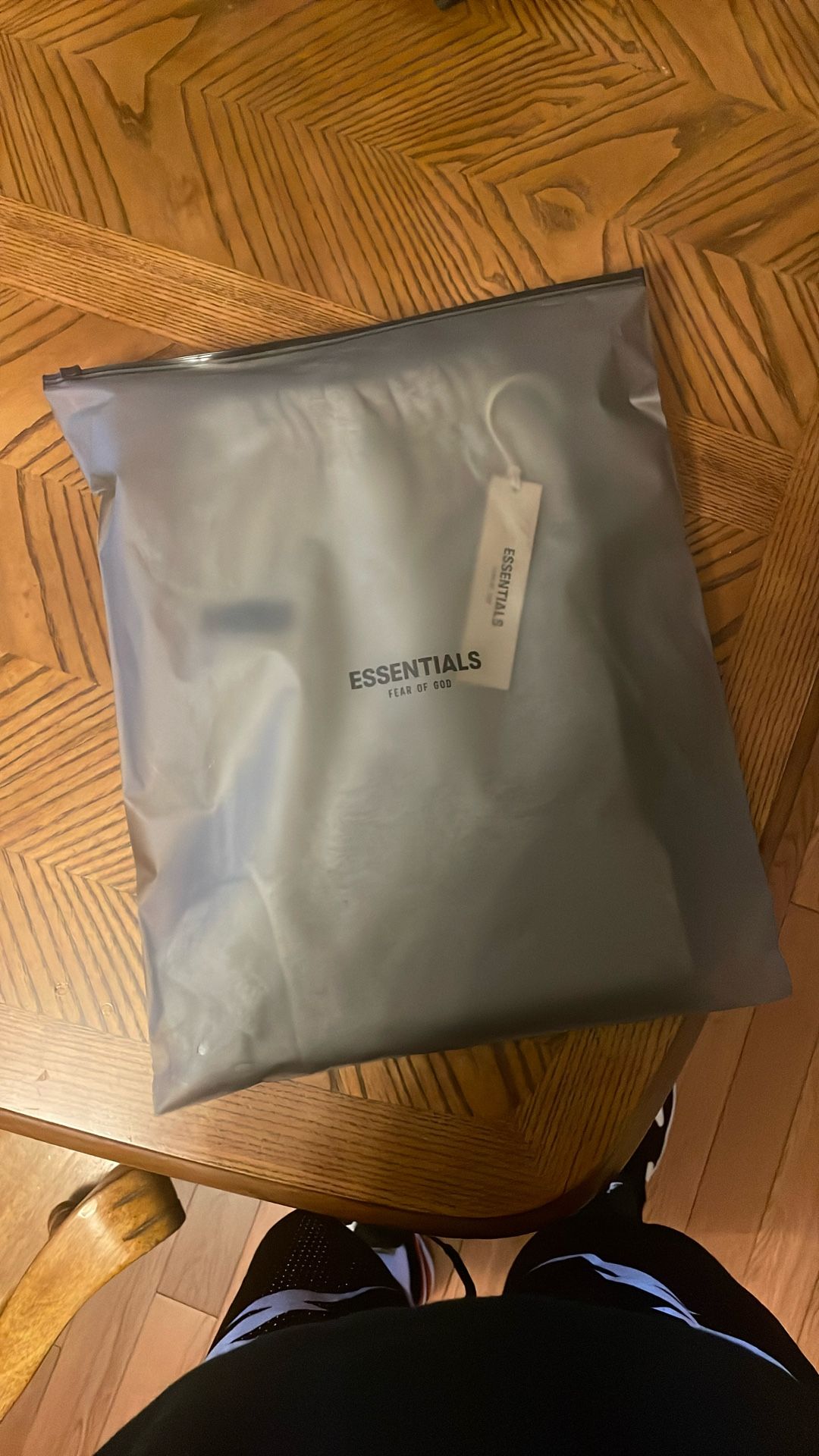 Essential Fear Of God dark oatmeal extra small sweatpants