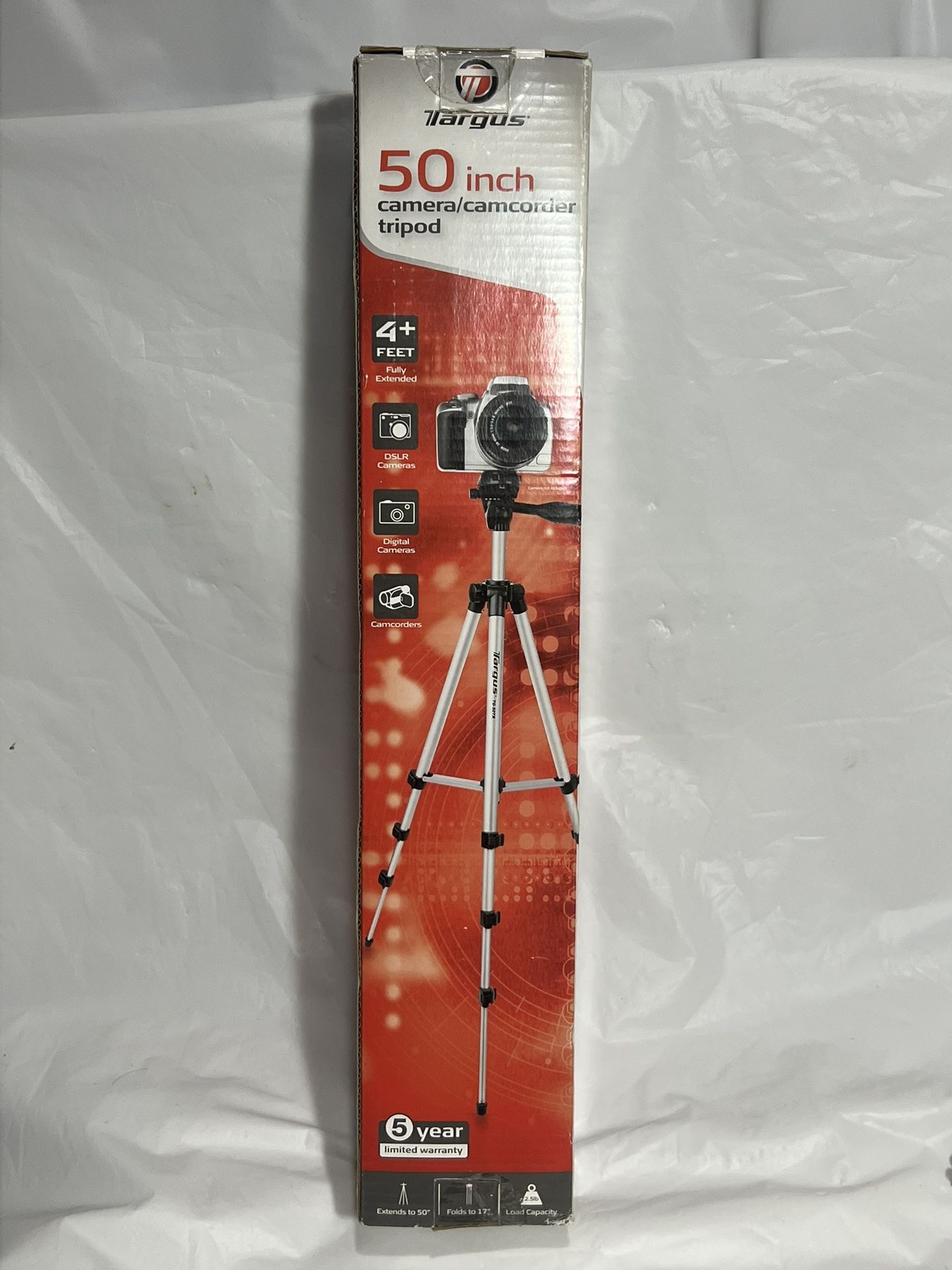 Targus 50” Camera Camcorder TRIPOD TG-50TR New