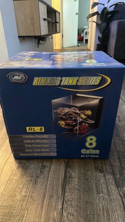 JBJ Rimless Tank Series RL-8 8-Gallon Aquarium