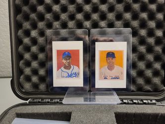 Dodgers Duke Snyder and Gil Hodges