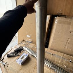 STOVEPIPE SINGLE WALL 90MM .METER #316 S/S
