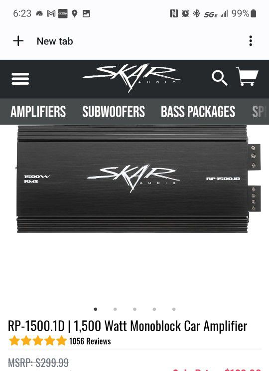 Skar EVL 12 In Box With Amp