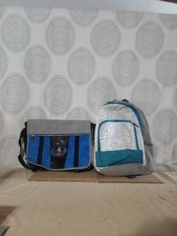 Backpack With Designs Over The Shoulder Jedi Vs Sith Bag