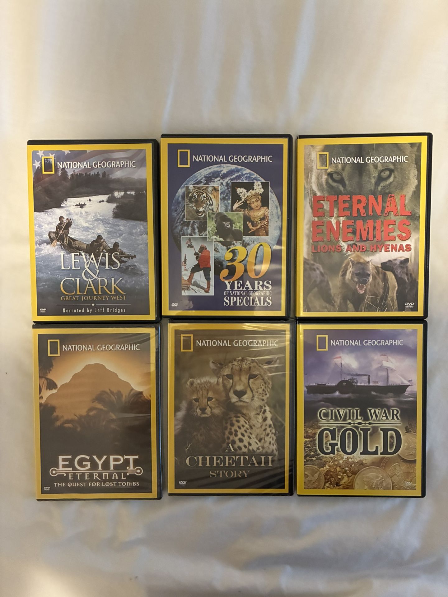 National Geographic DVDs - Lot of 6 - Unopened