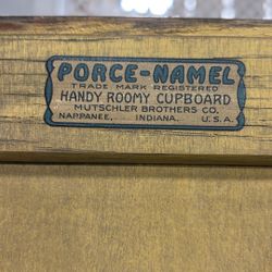 Old Wooden Storage Cabinet