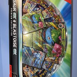 Pokemon Trading Card Game: Venusaur ex and Blastoise ex Premium Collection GameStop Exclusive