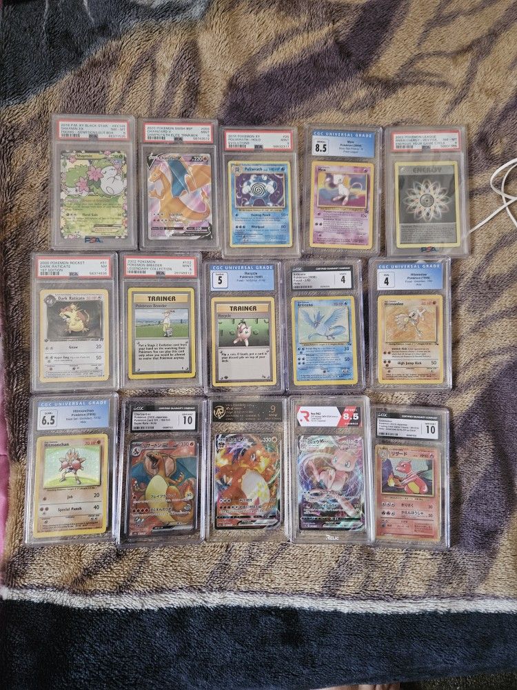 Pokémon Slabs All Cards $500 Trade