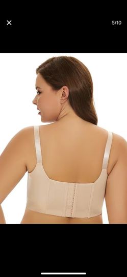 Women Deep Cup Bra Full Back Coverage 36-D