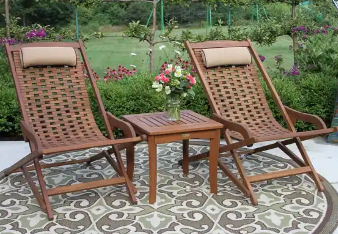 New Eucalyptus Swing Lounger - Set