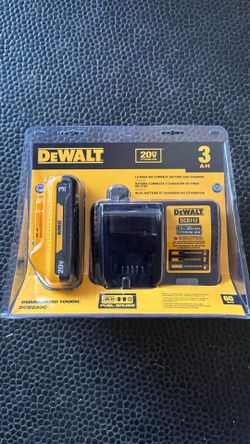 DeWalt battery and charger