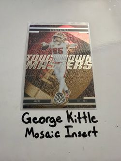 George Kittle San Francisco 49ers All-Pro TE Mosaic Short Print Insert Card.