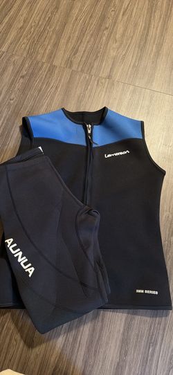 XXL Lemorecn and Aunua 3mm Neoprene Wetsuit Vest and Pants Set