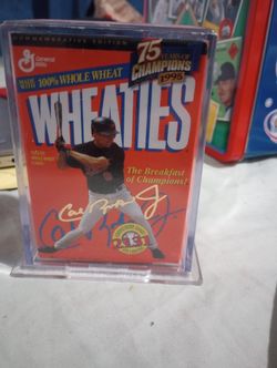 mini cal ripken jr wheaties box