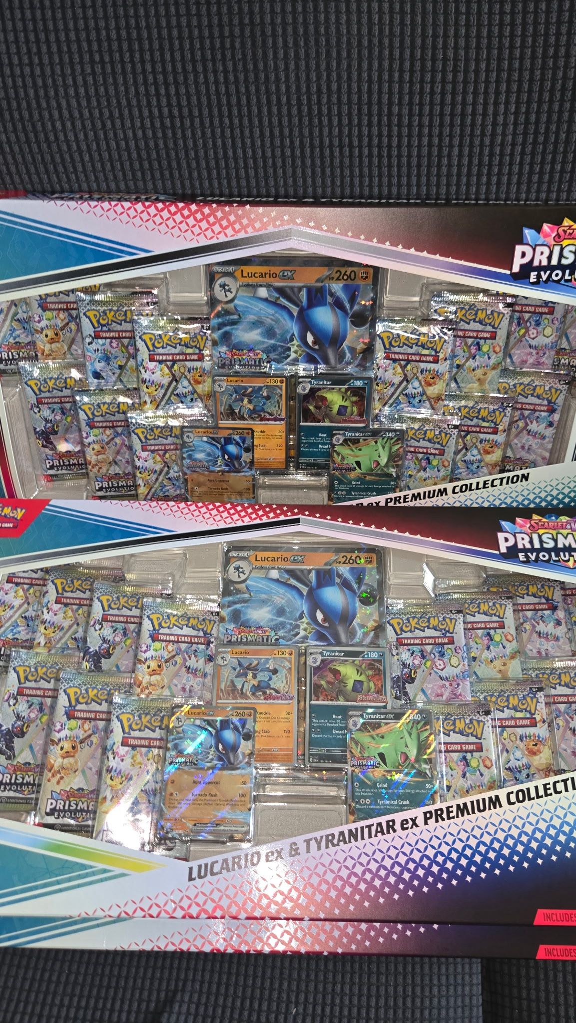 Prismatic Evolutions lucario Premium Collection