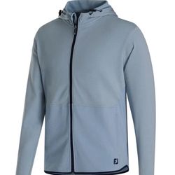 FootJoy Temposeries Full Zip Hoodie Jacket Mens Size Large Light Blue MSRP $144
