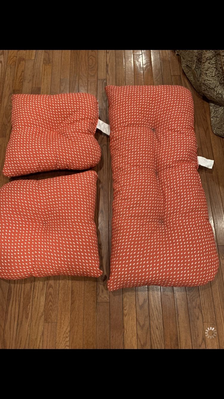 Patio furniture cushions