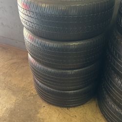 4-used Tires 235/50/20 Bridgestone For 240.00 Hours Installed. Free Mount And High Speed Balance Included.