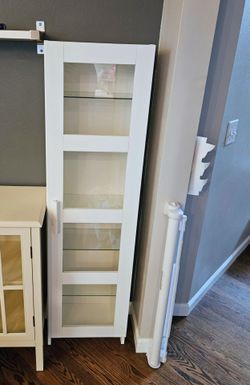 Ikea glass door cabinet