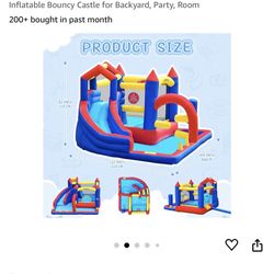 Inflatable Bouncy House for Kids 3-12