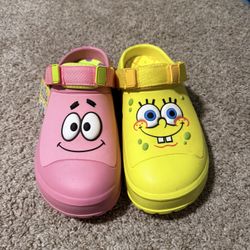 SpongeBob & Patrick Clogs (Size 11 - Mens)