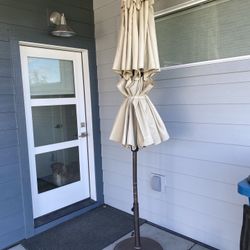 Umbrella/ Two Stands