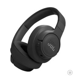 JBL Tune 770NC Bluetooth Wireless Over-Ear Headphones - Black: 70hr Battery Life, Built-In Microphone, USB-C Connection