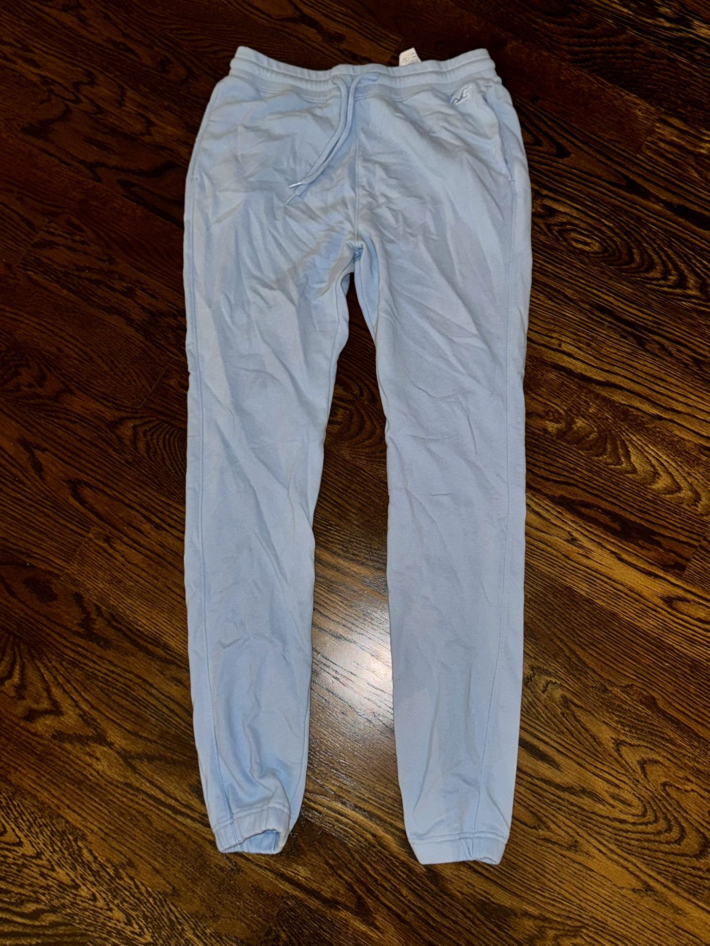 Men’s Hollister Light Blue Sweatpants Joggers, Medium