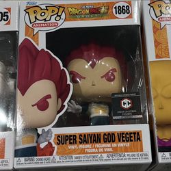 vegeta super saiyan god funko pop(new)