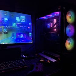 Gaming PC And Monitor