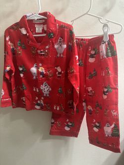 Pottery Barn Rudolph Flannel Kid Pajama Set - Christmas 