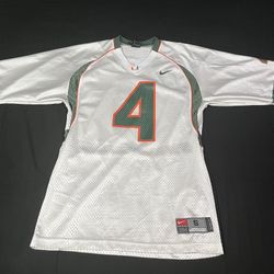 Miami Hurricanes #4 Jersey — Devin Hester Style — Size S