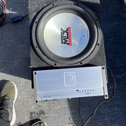 Subwoofer and Amp