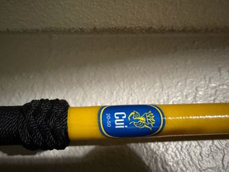 Surface iron CUI 10ft 6in yellow custom wrapped deckhand style Rod