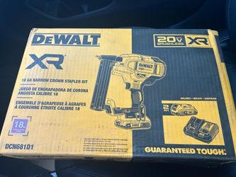 Dewalt 20v narrow crown stapler KIT