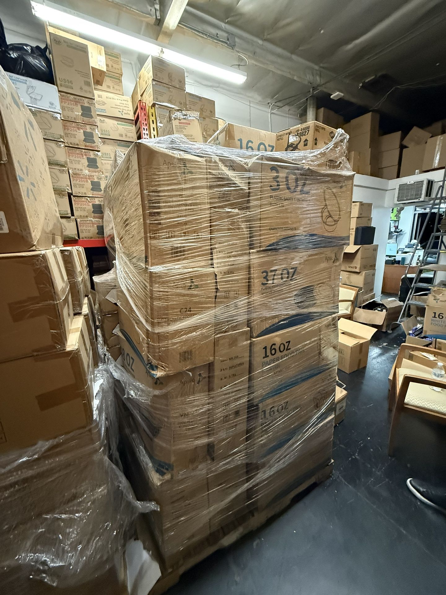 Restaurant Supplies Pallets