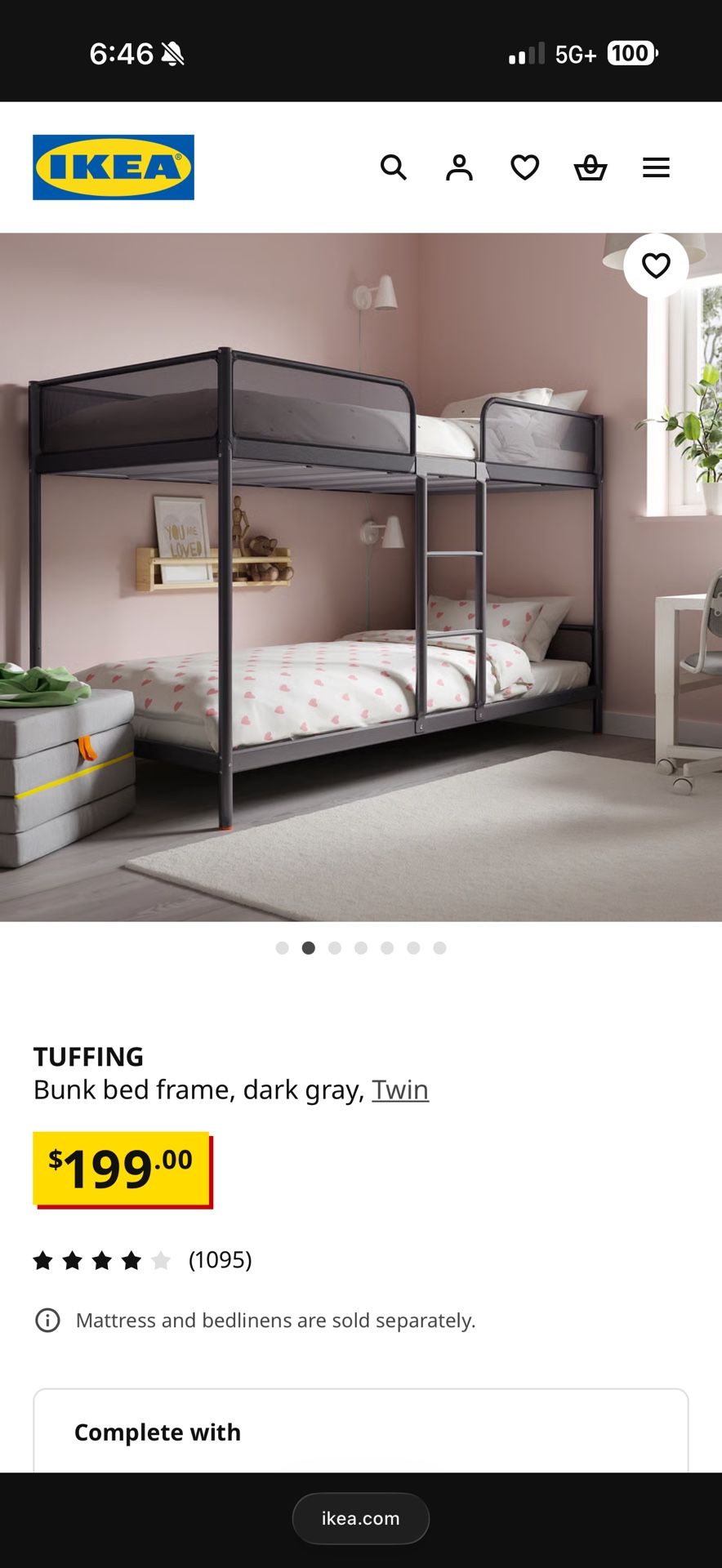 IKEA Tuffing Bunk Bed
