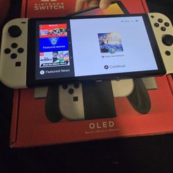 White Oled Nintendo Switch 64gb 