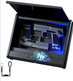 Caja fuerte para armas, caja de seguridad biométrica para pistola